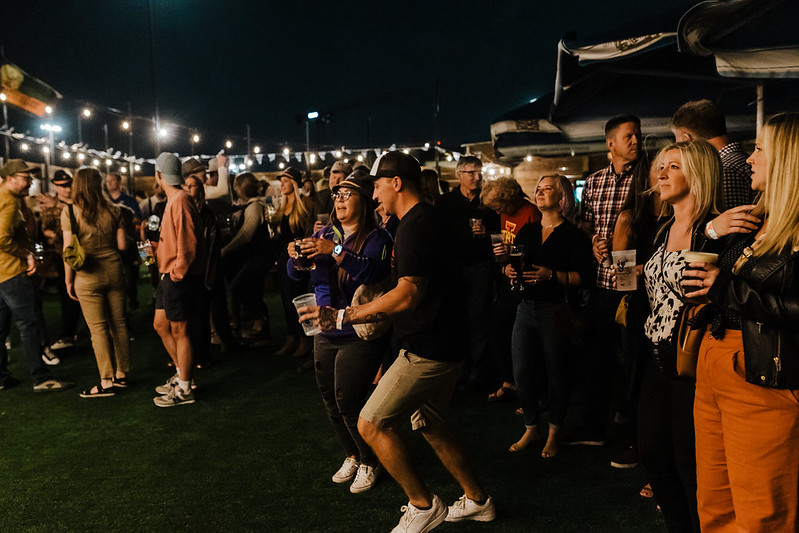 Band in full swing at a private party